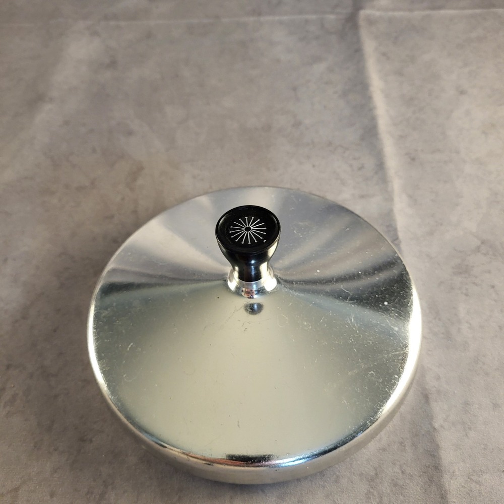 Wear Ever Replacement LID ONLY White Star Inner-Clad Pot 6 1/8 atomic starburst